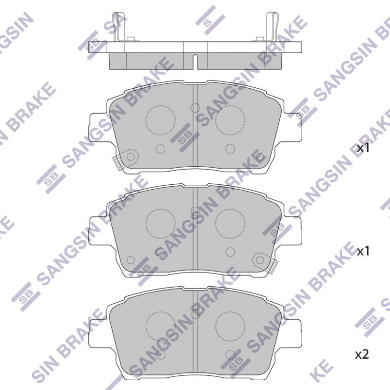 HI-Q SP1232 Toyota дисковые, передняя ось